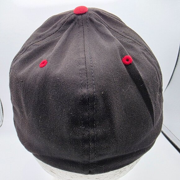 Fox Racing Mens L/XL Black Red Embroidered Baseball Hat Casual Cap Motorcycles - Picture 3 of 9